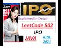 IPO Problem Leetcode 502 Java Hard Maxheap Problem of the Day Developer Coder