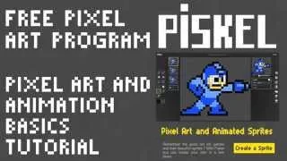 How to Use the Free Program Piskel to Make Pixel Art and Animation Basic Tutorial by PXLFLX