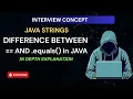 Most Confusing Java Interview Question vs equals String Pool Heap Memory Concept