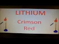 What are the Flame Test Metal Colours Song
