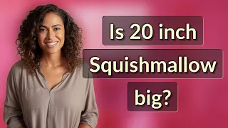 Is 20 inch Squishmallow big