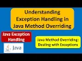 Understanding Exception Handling in Java Method Overriding