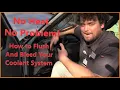 How to fix Ford F-150 Heater Back Flushing the Heater Core and Bleeding the Air from the system