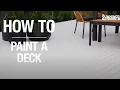 How To Paint A Deck - Bunnings Warehouse