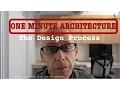 Being an architect The Design Process