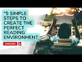 5 Simple Steps to Create the Perfect Reading Environment Cozy Reading Nook Ideas for Book Lovers