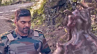 captain vikram monster arya simran captain movie scene