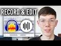 How To Use Audacity To Record Edit - Tutorial