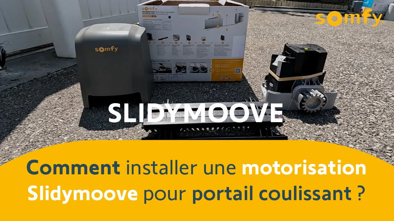 Installer une motorisation Slidymoove pour portail coulissant