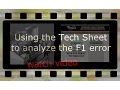 Using the Whirlpool Cabrio TechSheet for F1 error code 5