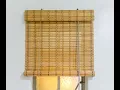 HOW TO RESTRING ROLL-UP BAMBOO BLINDS