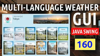 English 160-2 Java Blackboard Java Swing Multi Language Weather Menu JMenu Dynamic Languages