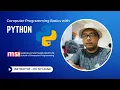 Computer Programming Basics with Python - Part 3