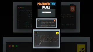 JavaScript Password Toggle with Single Click