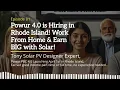 Powur 4 0 is Hiring in Rhode Island Work From Home Earn BIG with Solar