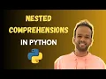 Nested Comprehensions range enumerate Python for Data Science Anant Agarwal Complete DS
