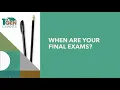 First-Gen MicroCourse - How to Find Your Final Exam Schedule