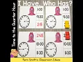 St Valentine s Day Cute Monster Time to the Quarter Hour Clip Cards