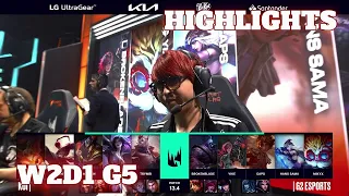 KOI vs G2 - Highlights | Week 2 Day 1 LEC Spring 2023 | KOI vs G2 Esports W2D1