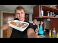 Making Peruvian Shark Ceviche Leche de Tigre in Lima