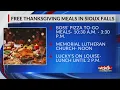 Free Thanksgiving meals in Sioux Falls