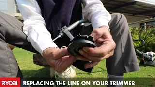 Replacing the line on your trimmer