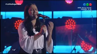 Andrea Guasch canta~confieso~ de kany garcia, en la voz audiciones 2022