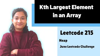 Kth Largest Element in an Array Leetcode 215 Heaps