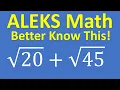 ALEKS Math - How To Be Ready For The ALEKS Math Placement Test