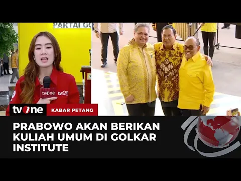 Datang ke Istana Golkar, Prabowo Disambut Petinggi Partai