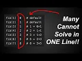 Finding Fibonacci Numbers in ONE Line Can You Solve This in ONE Line 5