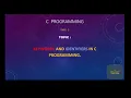 KEYWORDS AND IDENTIFIERS IN C PROGRAMMING C programming Part - 6 Easy Bangla Tutorial