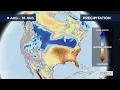 Monthly precipitation forecast for the USA 2026
