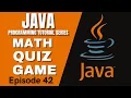 Java Tutorial MATH QUIZ GAME SWING GUI RANDOM JFRAME Tagalog English Filipino 2021