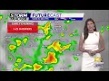 Hot again Sunday with afternoon showers