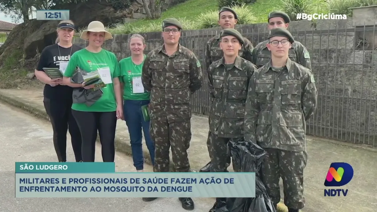 Ação de enfrentamento ao mosquito da dengue em São Ludgero