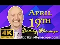 April 19 Zodiac Horoscope and Birt ay Personality Aries 19th of April Birt ay Personality