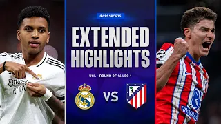 Real Madrid vs. Atlético Madrid: Extended Highlights | UCL Round Of 16 Leg 1 | CBS Sports Golazo