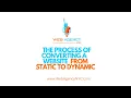 The process of converting a website from static to dynamic - Web Agency NYC