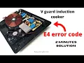 Induction stove E4 error code solution induction cooker repair