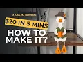 The Easiest 20 Craft xTool M2 1-MIN Tutorial