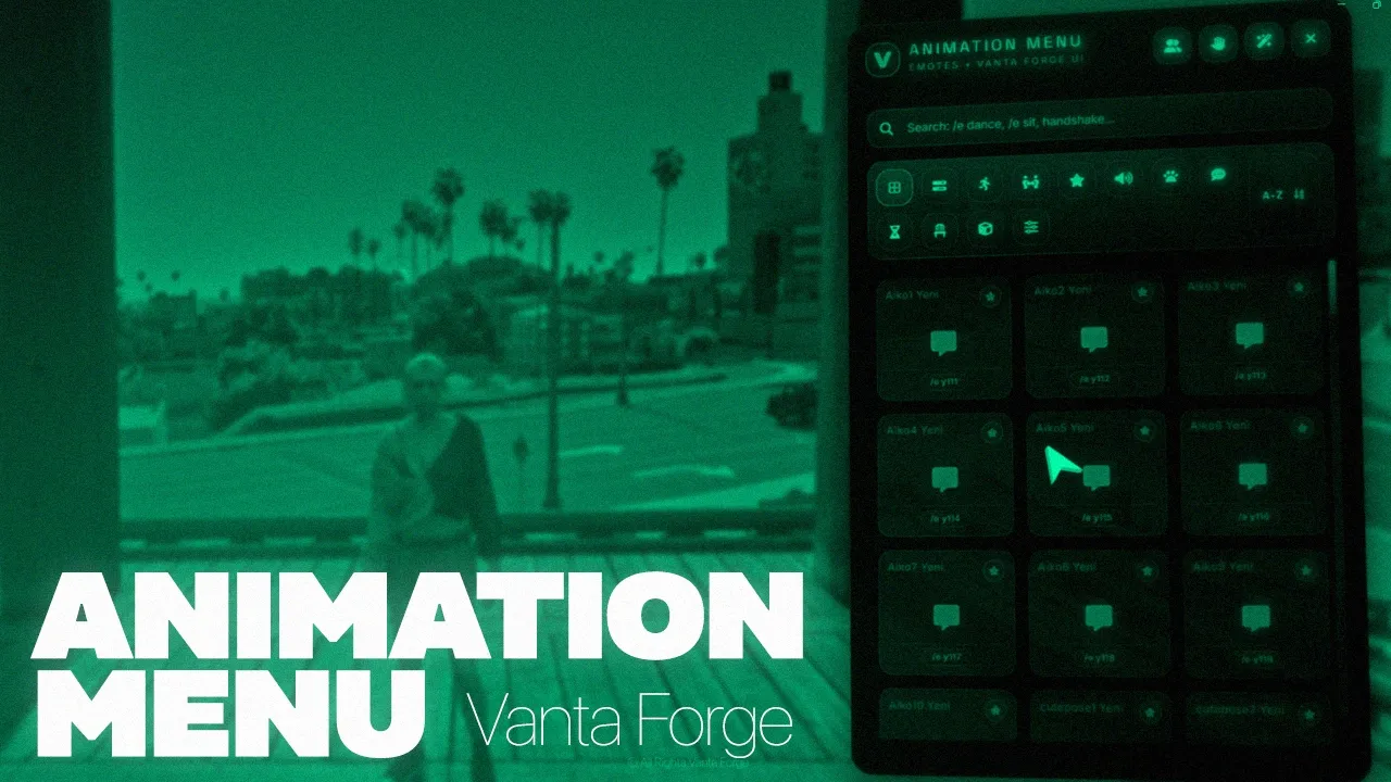 Vanta Animation Menu [ESX-QB-QBOX]