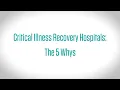 Critical Illness Recovery Hospitals The 5 Whys