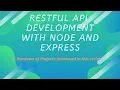 3 Full project overview REST API Development with Node js and Express