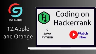 12 Apple and Orange - Hackerrank
