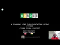 Command Line Implementation of Wordle using Python