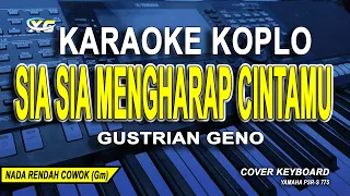 Download Sia Sia Mengharap Cintamu Karaoke Koplo - Gustrian Geno (Nada Pria) MP3