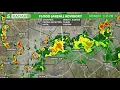 Rain radar lighting up south of San Antonio again