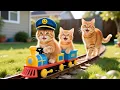 Download Lagu Mama Cat Trims Fur on the Farm and Makes Tiger Hat For Kittens At Home🐾🎩🐯