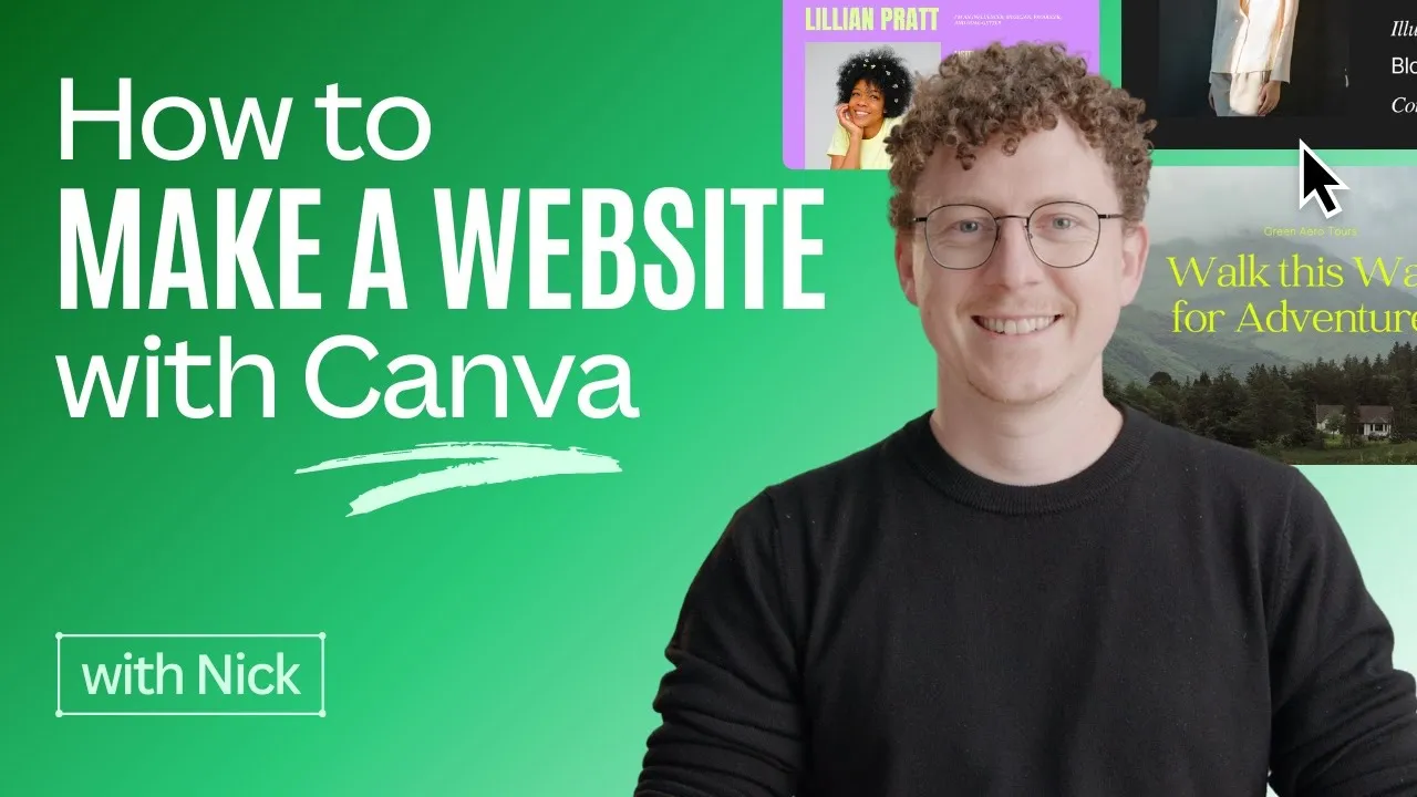 Outline Video How to Make a Website with Canva | A Step by Step Guide